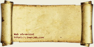 Jasmina Tubin vizit kartica